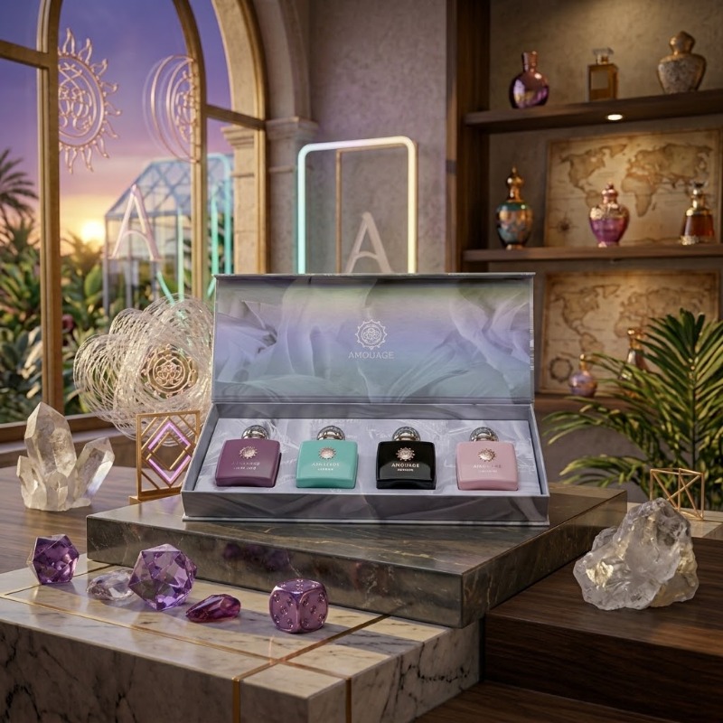 Set Hadiah Parfum AMOUAGE Unis - The Collection Perfume Fragrance ulasan dan harga